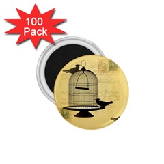 Victorian Birdcage 1 75  Button Magnet (100 Pack) by boho