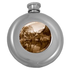 Native American Hip Flask (round) by boho