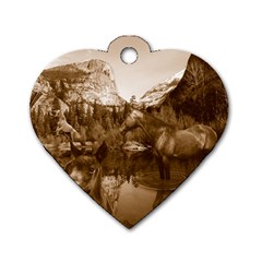 Native American Dog Tag Heart (two Sided)