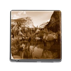 Native American Memory Card Reader With Storage (square)