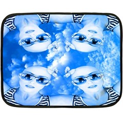 Skydivers Mini Fleece Blanket (two Sided) by icarusismartdesigns