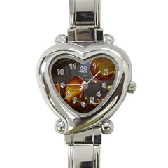 Follow Your Passion Heart Italian Charm Watch  by lucia