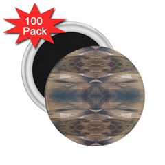 Wildlife Wild Animal Skin Art Brown Black 2 25  Button Magnet (100 Pack)