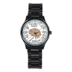 Atlas Of A Podiatrist s Brain Sport Metal Watch (black) by GailGabel