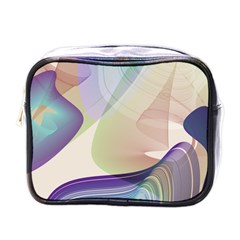 Abstract Mini Travel Toiletry Bag (one Side)