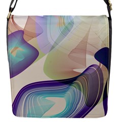 Abstract Flap Closure Messenger Bag (small) by infloence