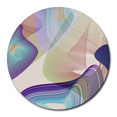 Abstract 8  Mouse Pad (round) by infloence