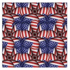 4th Of July Modern Pattern Print Large Satin Scarf (square) by dflcprintsclothing