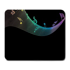 Musical Wave Large Mouse Pad (rectangle) by urockshop