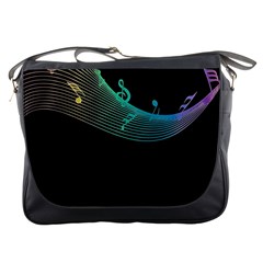 Musical Wave Messenger Bag by urockshop