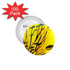 Yellow Dream 1 75  Button (100 Pack) by pwpmall