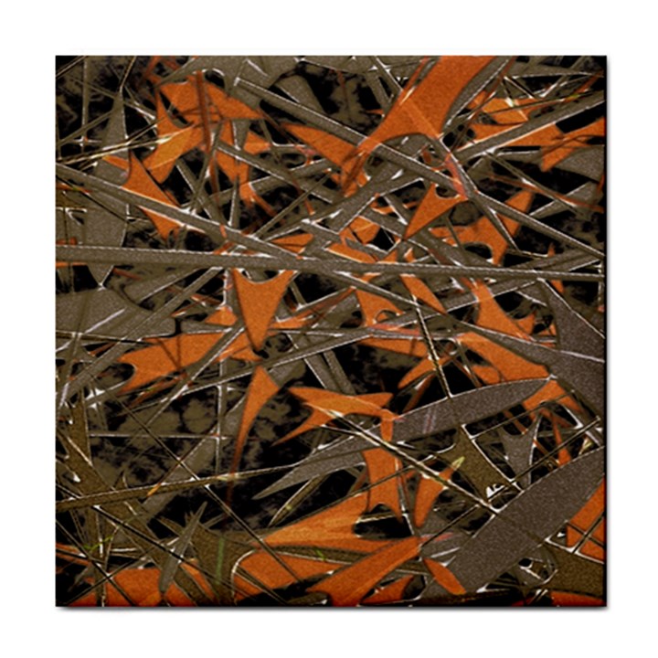 Intricate Abstract Print Ceramic Tile