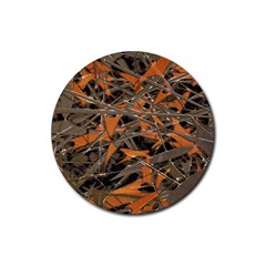 Intricate Abstract Print Drink Coaster (round) by dflcprints