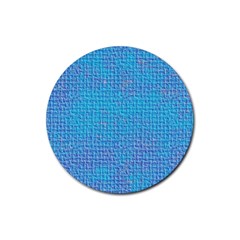 Textured Blue & Purple Abstract Drink Coasters 4 Pack (round)