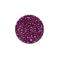 Cheetah Bling Abstract Pattern  Golf Ball Marker 4 Pack by OCDesignss