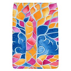 Yellow Blue Pink Abstract  Removable Flap Cover (s)