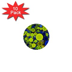 Polka Dot Retro Pattern 1  Mini Button (10 Pack)