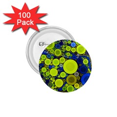 Polka Dot Retro Pattern 1 75  Button (100 Pack)