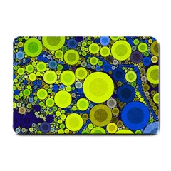 Polka Dot Retro Pattern Small Door Mat by OCDesignss