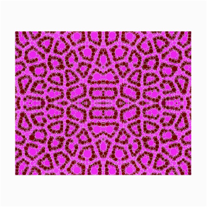 Florescent Pink Animal Print  Glasses Cloth (Small)