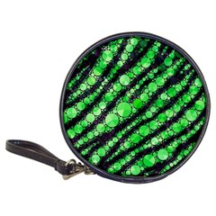 Florescent Green Tiger Bling Pattern  Cd Wallet by OCDesignss