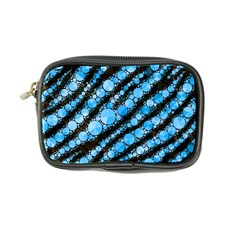 Bright Blue Tiger Bling Pattern  Coin Purse