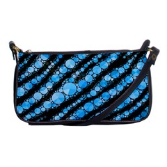 Bright Blue Tiger Bling Pattern  Evening Bag by OCDesignss