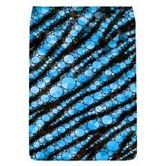 Bright Blue Tiger Bling Pattern  Removable Flap Cover (S)
