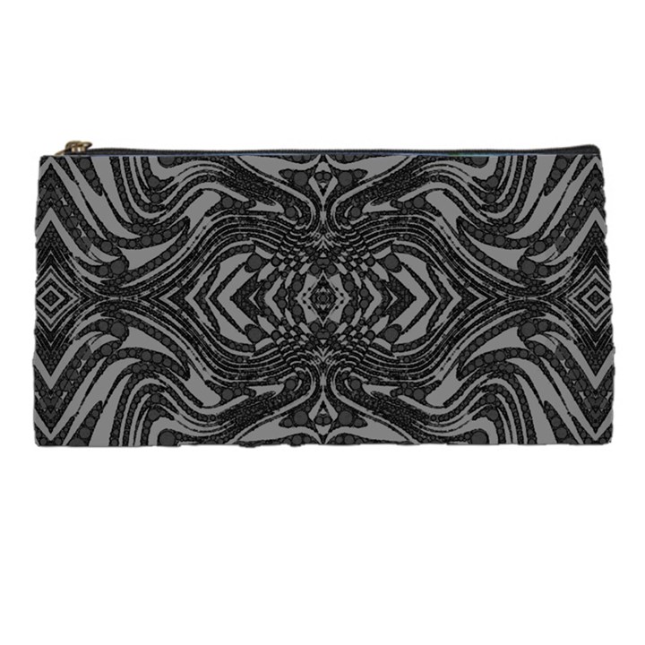 Trippy Black&white Abstract  Pencil Case