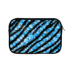 Bright Blue Tiger Bling Pattern  Apple iPad Mini Zippered Sleeve