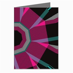 Striped Hole Greeting Card by LalyLauraFLM