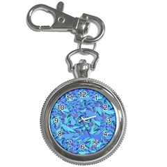 Blue Confetti Storm Key Chain Watch