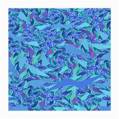 Blue Confetti Storm Glasses Cloth (medium, Two Sided)