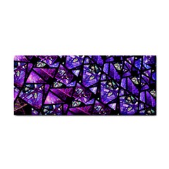  Blue Purple Glass Hand Towel by KirstenStar