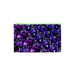  Blue Purple Glass Cosmetic Bag (xs)