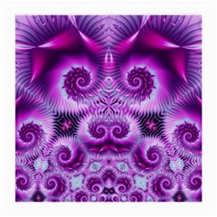 Purple Ecstasy Fractal Medium Glasses Cloth (2 Sides) by KirstenStar