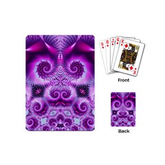 Purple Ecstasy Fractal Playing Cards (mini) by KirstenStar