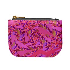 Bright Pink Confetti Storm Coin Change Purse