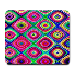 Psychedelic Checker Board Large Mouse Pad (rectangle) by KirstenStar