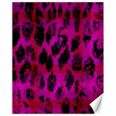 Pink Leopard Canvas 16  X 20  (unframed) by ArtistRoseanneJones