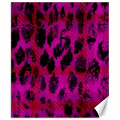 Pink Leopard Canvas 20  X 24  (unframed) by ArtistRoseanneJones