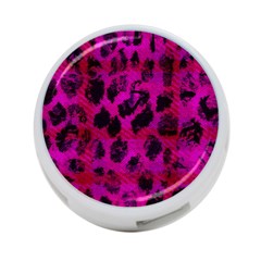 Pink Leopard 4-port Usb Hub (one Side) by ArtistRoseanneJones