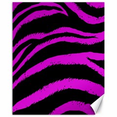 Pink Zebra Canvas 16  X 20  (unframed) by ArtistRoseanneJones