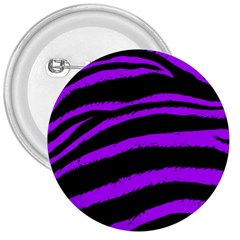 Purple Zebra 3  Button