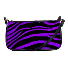 Purple Zebra Evening Bag