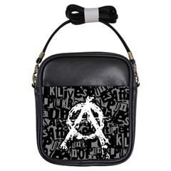 Anarchy Girl s Sling Bag by ArtistRoseanneJones