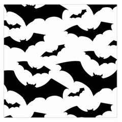 Deathrock Bats Large Satin Scarf (square) by ArtistRoseanneJones