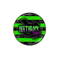 Deathrock Diva Golf Ball Marker 10 Pack (for Hat Clip) by ArtistRoseanneJones