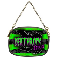 Deathrock Diva Chain Purse (two Sided)  by ArtistRoseanneJones