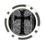 Goth Brocade Cross Poker Chip (10 Pack) Back